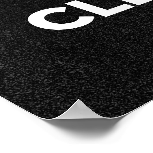 Clear Quartz Crystal Cluster Poster (Hoek)