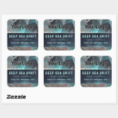 Clear Quartz Crystal Logo Artisan Product Label (Vel)