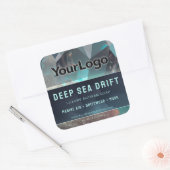 Clear Quartz Crystal Logo Artisan Product Label (Envelop)