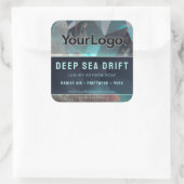 Clear Quartz Crystal Logo Artisan Product Label (Tas)