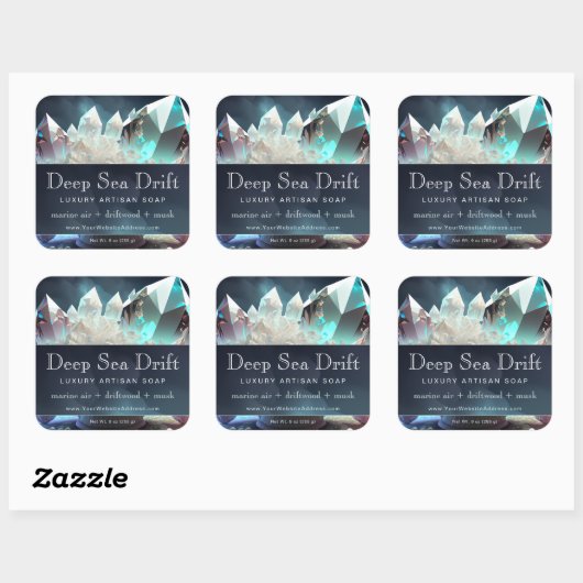 Clear Quartz Crystal Magic Artisan Product Label (Vel)