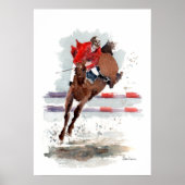 'Clear Round'-poster/afdruk Poster (Voorkant)