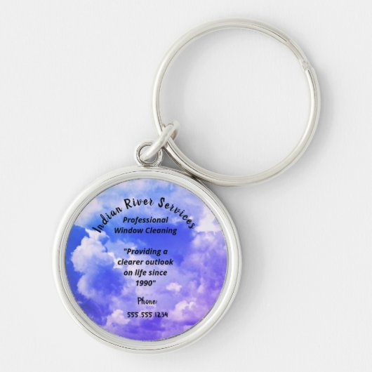 Clear Skies Sleutelhanger (Voorkant)