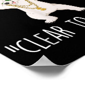 Clear To Close Gift Funny Mortgage Loan Banker Rea Poster (Hoek)