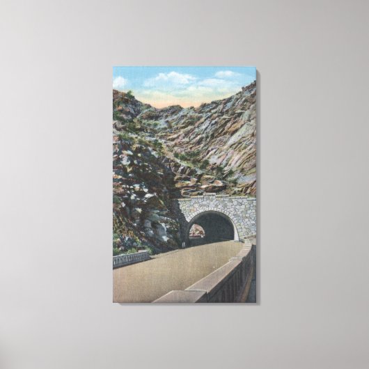 Clear Water Canyon, Colorado Canvas Afdruk (Voorkant)