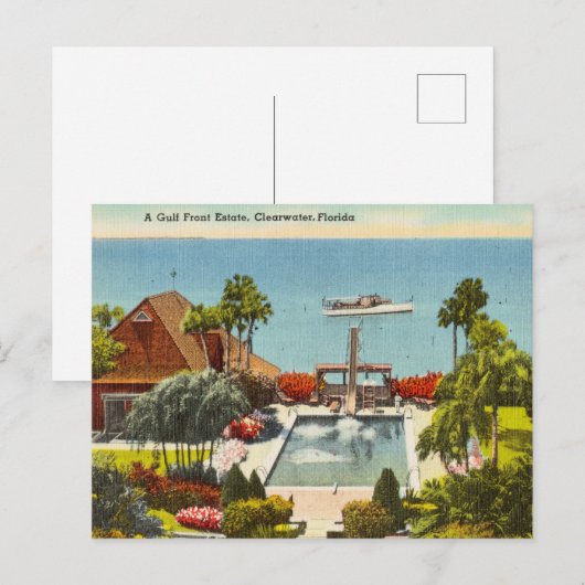 Clear Water Clear Water, Florida Briefkaart (Voorkant / Achterkant)