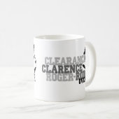 Clearance Clarence Roger Rodger over Koffiemok (Voorkant rechts)