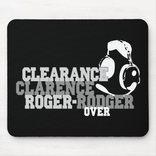 Clearance Clarence Roger Rodger over Muismat (Voorkant)