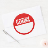 Clearance Retail Stickers (Envelop)