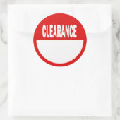 Clearance Retail Stickers (Tas)