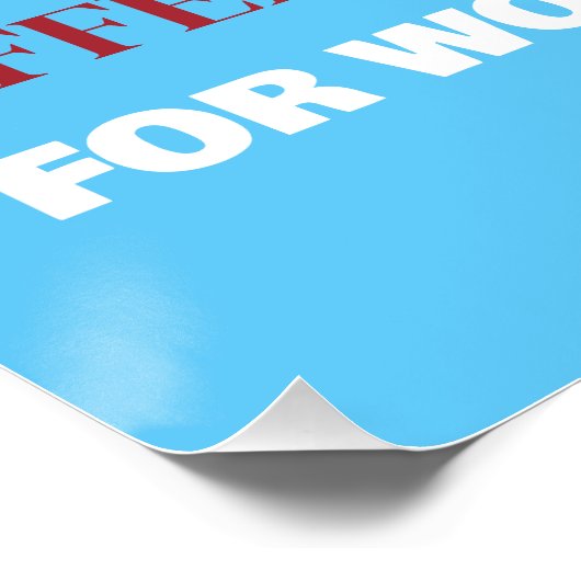 Clearance Sale Aangepast glanzend Poster (Hoek)