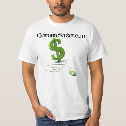 ClearanceZoeker T-shirt voor afdrukken (Voorkant)
