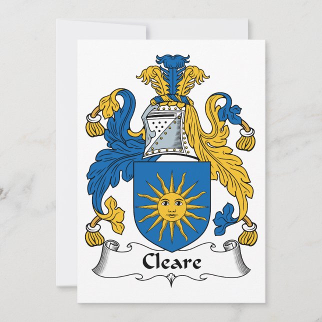 Cleare Family Crest (Voorkant)