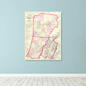 Clearfield, Cambria, provincie Blair Canvas Afdruk (Insitu (Houten vloer))