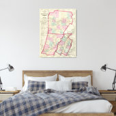 Clearfield, Cambria, provincie Blair Canvas Afdruk (Insitu (Slaapkamer))