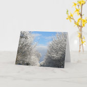 Clearing Skies & Tailwinds, NYC -  Kaart (Gele Bloem)