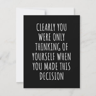 Clearly You Were Only Thinking Of Yourself When Yo Save The Date
