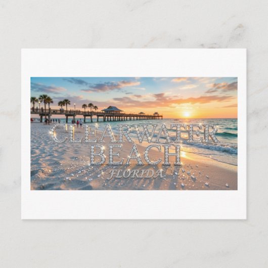 Clearwater Beach Ansichtkaart Briefkaart (Voorkant)