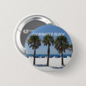 Clearwater Beach, Button van Florida (Voorkant /achterkant)