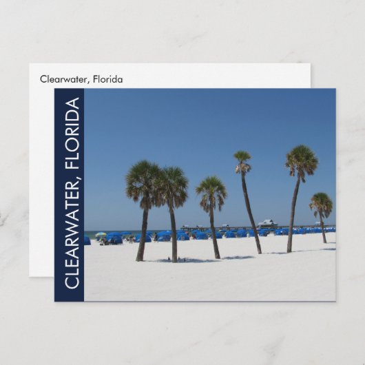 Clearwater Beach FL Briefkaart (Voorkant / Achterkant)