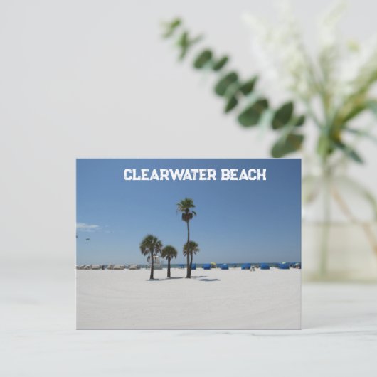 Clearwater Beach FL Briefkaart (Staand voorkant)