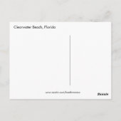 Clearwater Beach FL Briefkaart (Achterkant)