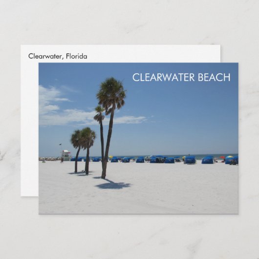 Clearwater Beach FL Briefkaart (Voorkant / Achterkant)