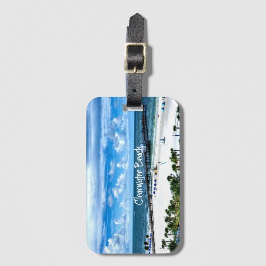 Clearwater Beach, Florida Bagagelabel (Voorkant (verticaal))