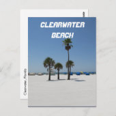 Clearwater Beach Florida Briefkaart (Voorkant / Achterkant)
