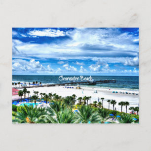 Clearwater Beach, Florida,  Briefkaart