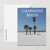 Clearwater Beach Florida Briefkaart (Voorkant / Achterkant)
