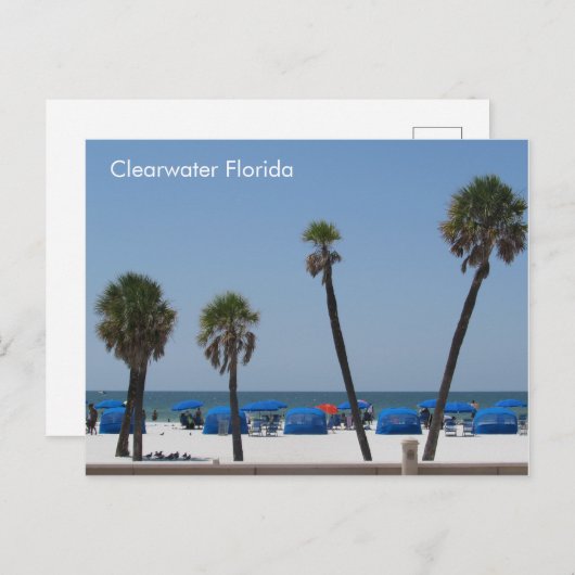 Clearwater Beach, Florida Briefkaart (Voorkant / Achterkant)