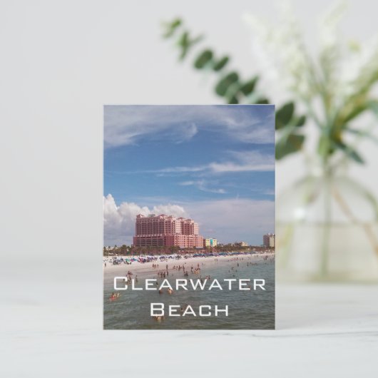 Clearwater Beach Florida Briefkaart (Staand voorkant)