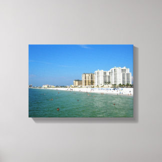 Clearwater Beach, Florida Canvas Afdruk