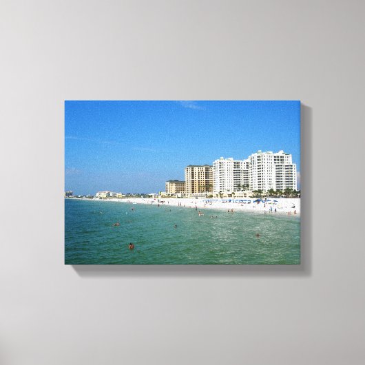 Clearwater Beach, Florida Canvas Afdruk (Voorkant)