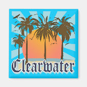Clearwater Beach Florida FLA Magneet (Voorkant)