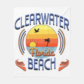 Clearwater Beach, Florida Fleece Deken
