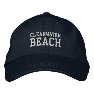 Clearwater Beach Florida Geborduurde Honkbalpet Pet