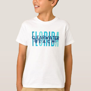 Clearwater Beach Florida (golven van de oceaan) T-shirt