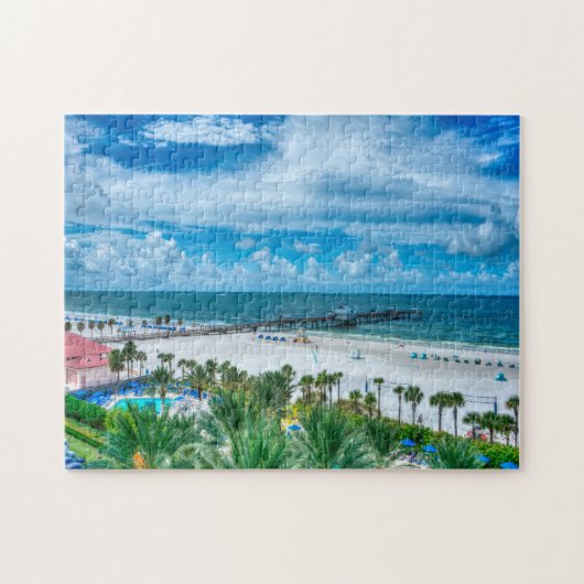 Clearwater Beach Florida. Jigzaag Puzzle Legpuzzel (Horizontaal)