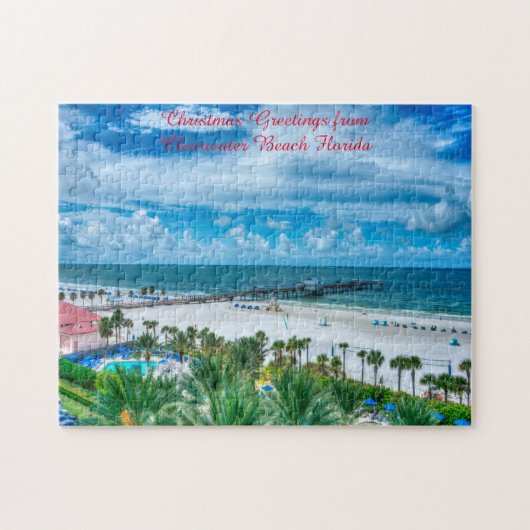 Clearwater Beach Florida. Jigzaag Puzzle Legpuzzel (Horizontaal)
