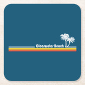Clearwater Beach Florida Kartonnen Onderzetters (Voorkant)