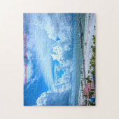 Clearwater Beach Florida. Kerstgroeten Legpuzzel (Verticaal)