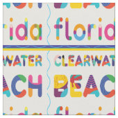 Clearwater Beach, Florida. Kleurig tekstpatroon Stof (Close Up)