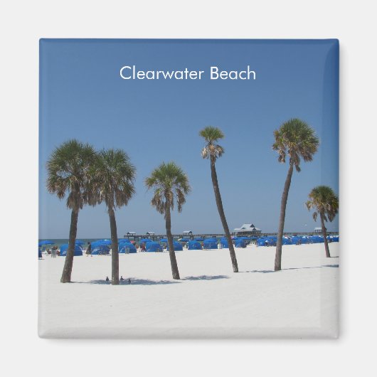 Clearwater Beach, Florida Magnet (Voorkant)