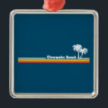 Clearwater Beach Florida Metalen Ornament<br><div class="desc">Het zachte water en het witte zand van de Klearwater Beach trekken ontspanningszoekers in een druppel aan. Na een paar uur zwemmen of loungen,  kunnen stropers volleybal spelen of gaan rollen of fietsen op de aangrenzende promenade van de Beach Walk.</div>