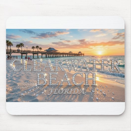 Clearwater Beach Florida Muismat (Voorkant)