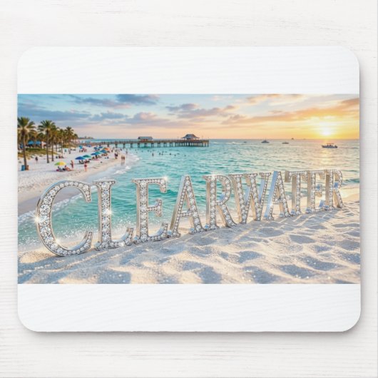 Clearwater Beach Florida Muismat (Voorkant)