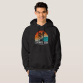 Clearwater Beach Florida Palm Tree Beach Souvenir Hoodie (Voorkant volledig)