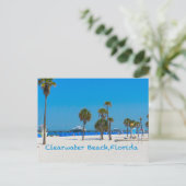Clearwater Beach Florida Post Card Briefkaart (Staand voorkant)